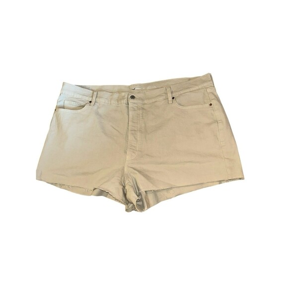 Old Navy Sky High Aline Beige Shorts Plus‎ 26 High Rise - Picture 1 of 6